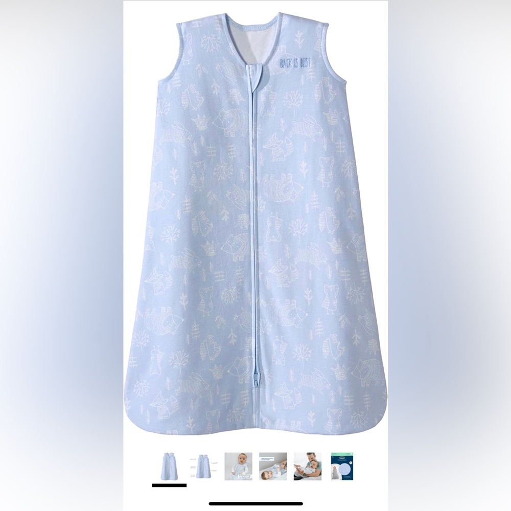 HALO Sleepsack, 100% Cotton Wearable Blanket